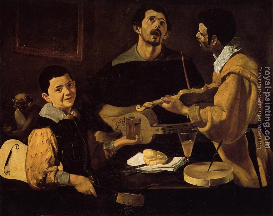 Diego Rodriguez De Silva Velazquez : Three Musicians